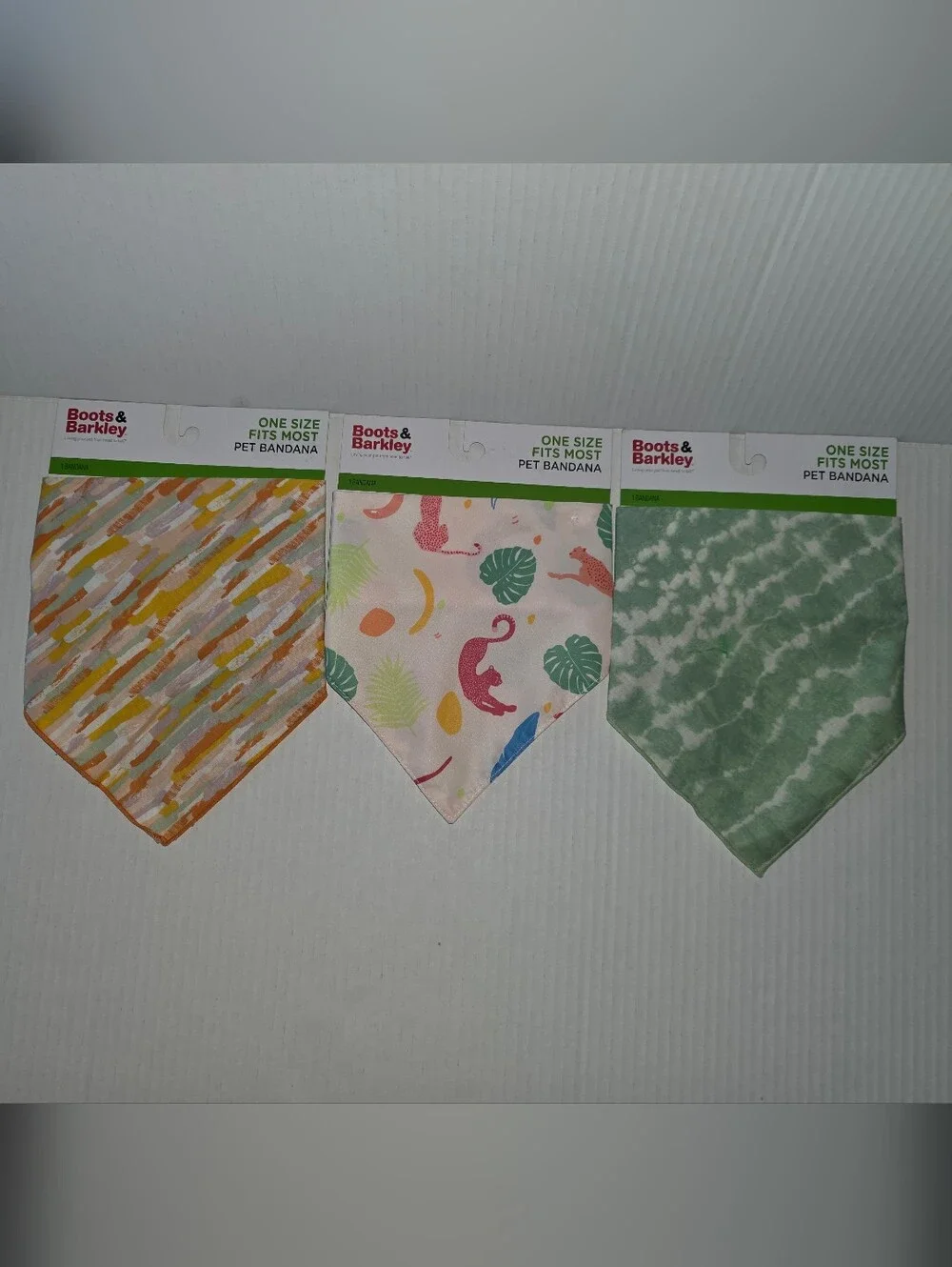 NWT Boots & Barkley Pet Bandana Set Of 3